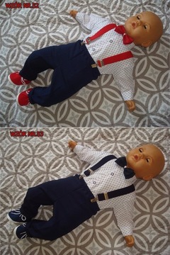 КОСТЮМ ДЛЯ КРЕСТЕНИЯ 8 ШТ. КУРТКА ДЖЕМПЕР ДРУГИЕ 68