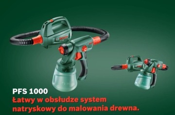 ПИСТОЛЕТ ДЛЯ ПОКРАСКИ BOSCH PFS 1000 Вся краска + МЕРА