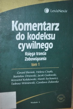 KOMENTARZ DO KODEKSU CYWILNEGO KSIĘGA TRZECIA ZOBO