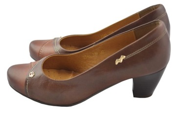 AGA BROWN LEATHER PUMP r37 АКЦИЯ-ХИТ БУТОМАНИЯ