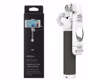 MINI SELFIE STICK ROCK Z LUSTERKIEM mini Jack 3.5