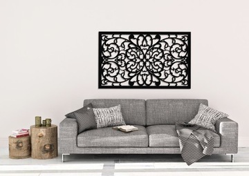 AŻUROWY PANEL DEKORACYJNY 3 D, ORNAMENT KWIATOWY