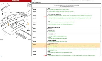 НАКЛАДКА КРЫШИ ЛЕВАЯ 8319J9 C3/C3 II LUBLIN ASO