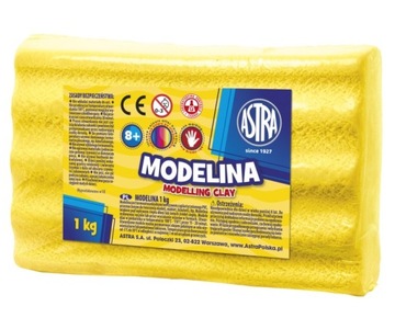 Modelina Astra 1 kg Żółta