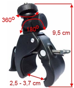 Моторная штатив Вице -Ручка камера камера 1/4 ''