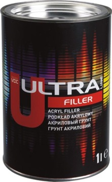 ULTRA PRIMER черная акриловая шпатлевка 2K HS 5:1 0,8 + 0,16 л NOVOL 319