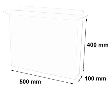 КАРТОННАЯ КОРОБКА 500х100х400 для картины 400гБ 50шт.
