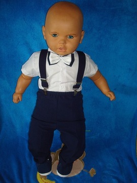 РУБАШКА-БРЮКИ СУПЕРСАЙТЫ КРЕЩЕНИЕ ГАЛСТУК-БАБОЧКА, размер 86