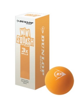 МЯЧИ ДЛЯ СКВОША DUNLOP MINI SQUASH PLAY 3 ШТ.