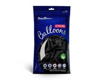 Крепкие воздушные шары 30 см Pastel Black, 10 шт.