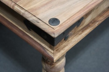 Деревянный стол из палисандра 160 см стулья LEEDS