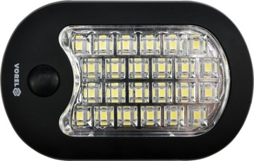 LAMPA RĘCZNA LATARKA WARSZTATOWA 24+3 LED 82731