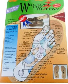 MAGNETYCZNE WKŁADKI DO BUTÓW MASUJĄCE AKUPRESURA