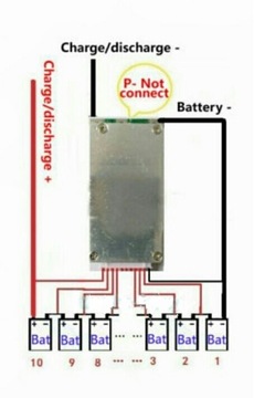 10S 36-42В 16-70А печатная плата,BMS,PCM для литий-ионных и литий-полимерных аккумуляторов