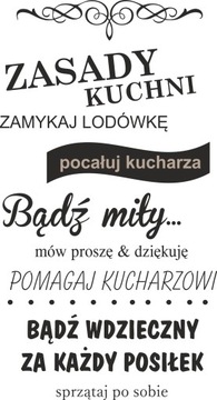 NAKLEJKI do kuchni na ścianę dekoracja kawa 80cm