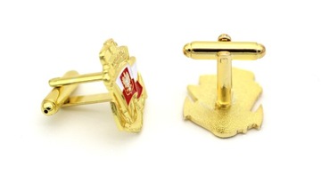 Запонки ТЕМНО-СИНИЕ с футляром