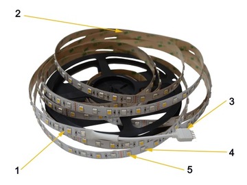 PR 5050 СВЕТОДИОДНАЯ ЛЕНТА RGBW (RGB+W COLD) 60 светодиодов/м