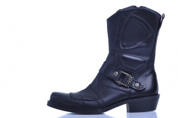 WYSOKIE KOWBOJKI model K-998 Skóra 39-46 NOWOŚĆ