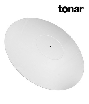 SLIPMAT FOR TONAR PERSPEX MAT WHITE Проигрыватель проигрывателя 3 мм