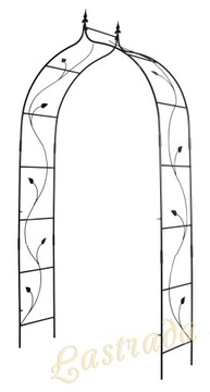 Pergola metalowa ogrodowa, zdobiona łuk różany, róża pnącza P4 15 kg MOCNA