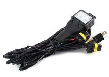 Wiązka bi-xenon H4 H/L bixenon kable do palników chińskich okablowanie