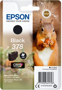 Tusz org. Epson T3781 Black XP8500 XP8505 XP15000