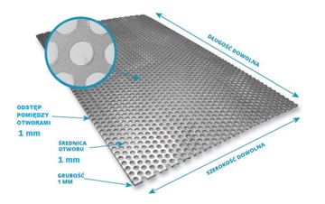 Лист нержавеющей стали перфорированный размером 1 RV 1-2
