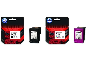 2x tusz org. HP 652 CMYK 1115 2135 3635 3775 3785