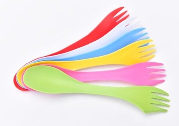 2x SPORK ŁYŻKA NÓŻ WIDELEC 3w1 ŁYŻKOWIDELEC PROMOCJA!