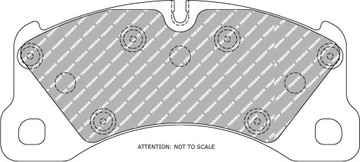 FERODO DS2500 ПЕРЕДНИЕ КОЛОДКИ CAYENNE MACAN 368 360