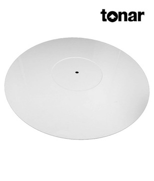 SLIPMAT FOR TONAR PERSPEX MAT WHITE Проигрыватель проигрывателя 3 мм