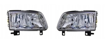 REFLEKTOR LAMPA PRZÓD VW POLO 1999-2002 KOMPLET