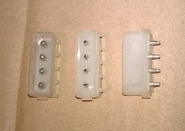 Gniazdo MOLEX 4pin proste męskie zasilanie MX-8981