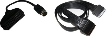 PRZEJŚCIE ADAPTER EURO-SCART UPC NETIA+KABEL SCART