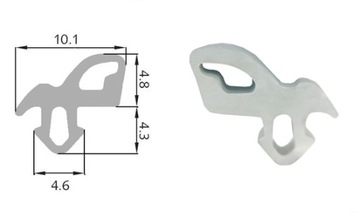 Уплотнитель оконный S-1172 A ALUPLAST