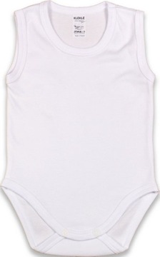 Боди на бретельках FRAME Без рукавов БЕЛЫЙ размер 74 КЛЕКЛЕ