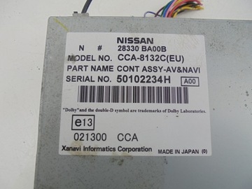 НАВИГАЦИОННЫЙ КОМПАКТ NAVI 28330BA00B NISSAN PRIMERA P12