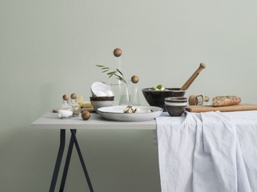 KARAFKA na wodę nalewki do białego wina 1 L korek dąb Oval Oak SAGAFORM