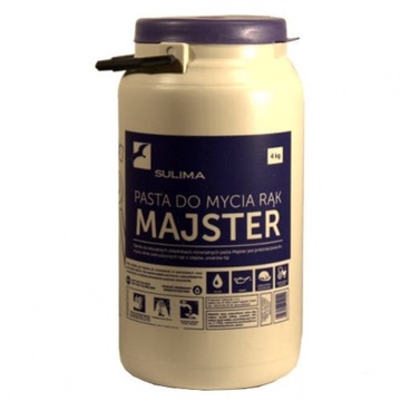 PASTA ŻEL BHP DO MYCIA RĄK SULIMA MAJSTER 4 kg.