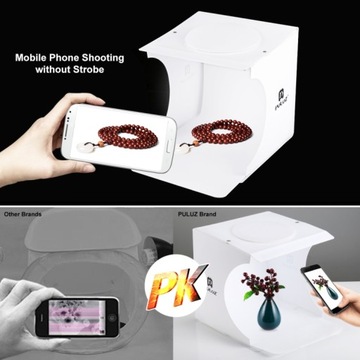 PULUZ NAMIOT BEZCIENIOWY Studyjny PHOTO STUDIO LED 40 1100LM + 6x Tło