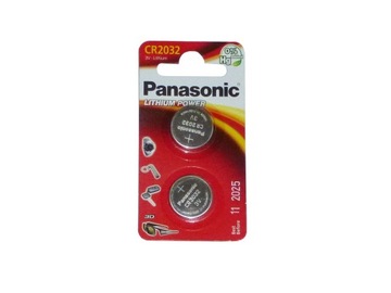 bateria CR2032 Panasonic 2032 DL2032 - 2 sztuki