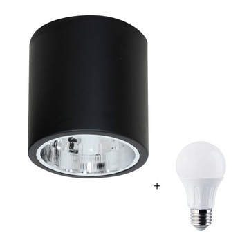 LEDisON Lampa Plafon LED 10W natynkowy Tuba Oczko