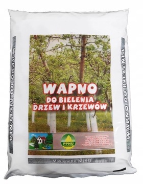 Wapno do bielenia drzewek malowania pni drzew 2kg