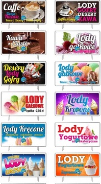 Gotowe Projekty REKLAMA 2x1 -Lody Jogurtowe