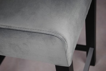 ГЛАМУР стеганый барный стул с молотком