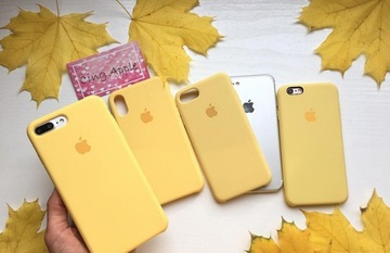 Etui silikonowe do iPhone XS/iPhone X (Yellow)