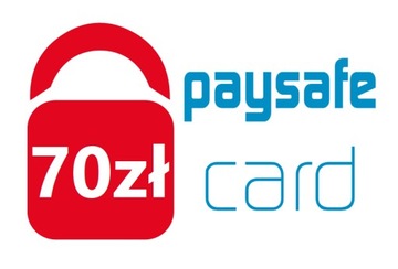 PaySafeCard 70 PLN Карта с PIN-кодом PSC (50 PLN + 20 PLN)