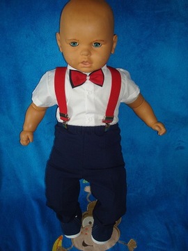 РУБАШКА-БРЮКИ СУПЕРСАЙТЫ КРЕЩЕНИЕ ГАЛСТУК-БАБОЧКА, размер 86