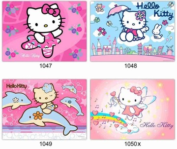 OPŁATKI na tort HELLO KITTY prostokąt, grube, 24h