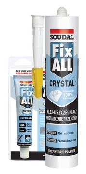 FIX ALL CRISTAL КЛЕЙ ПРОЗРАЧНЫЙ SOUDAL 290мл